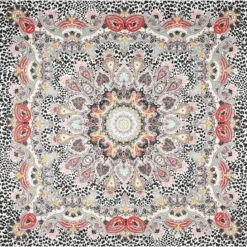 Animal Paisley 140x140 - multi black (schwarz)