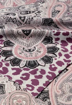 Animal Paisley 140x140 - multi wine (rot)