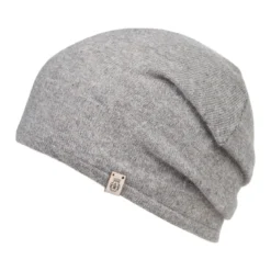 Business Cashmere Muetze - flanell (grau)