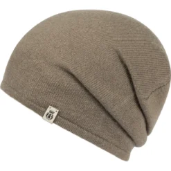 Business Cashmere Muetze - moss (grün)