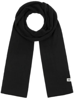 Business Cashmere Schal 30x180 - black (schwarz)