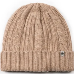 Cabled Charm Mütze - cashmere (beige)