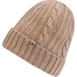 Cabled Charm Mütze - cashmere (beige)
