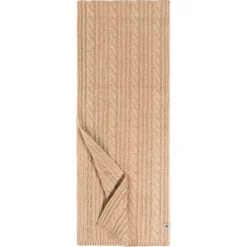 Cabled Charm Schal 30x180 - cashmere (beige)