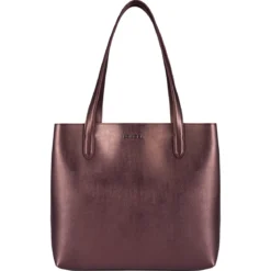Carol Shopper metallic large - wine (rot)
