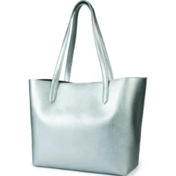 Carol Shopper metallic large - mint (grün)