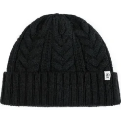 Cashmere Twist Mütze - black (schwarz)
