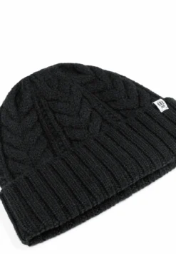 Cashmere Twist Mütze - black (schwarz)