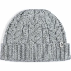Cashmere Twist Mütze - flanell (grau)