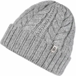 Cashmere Twist Mütze - flanell (grau)