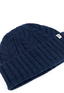 Cashmere Twist Mütze - navy (blau)