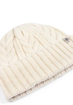 Cashmere Twist Mütze - woolwhite (weiss)