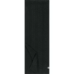 Cashmere Twist Schal 30x180 - black (schwarz)