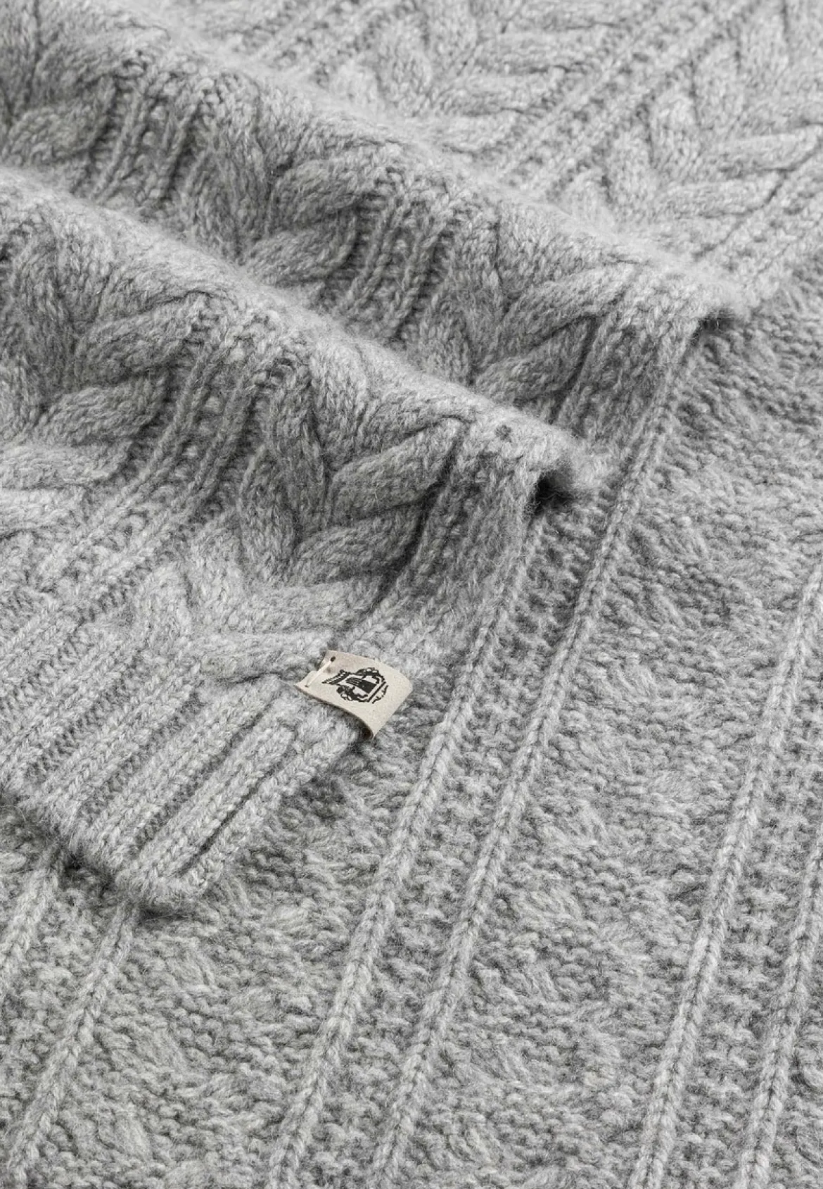 Cashmere Twist Schal 30x180 - flanell (grau)