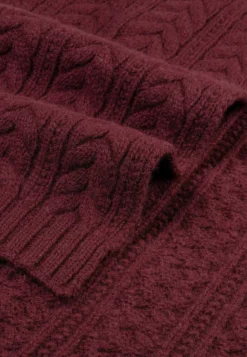 Cashmere Twist Schal 30x180 - mulberry (rot)