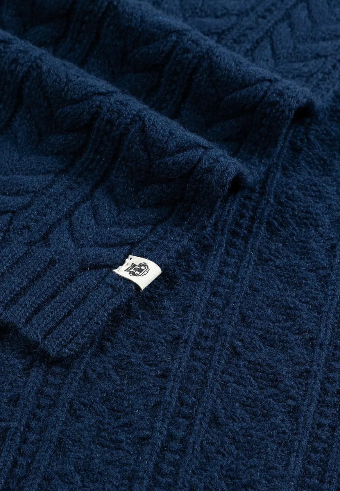 Cashmere Twist Schal 30x180 - navy (blau)