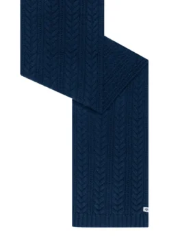 Cashmere Twist Schal 30x180 - navy (blau)