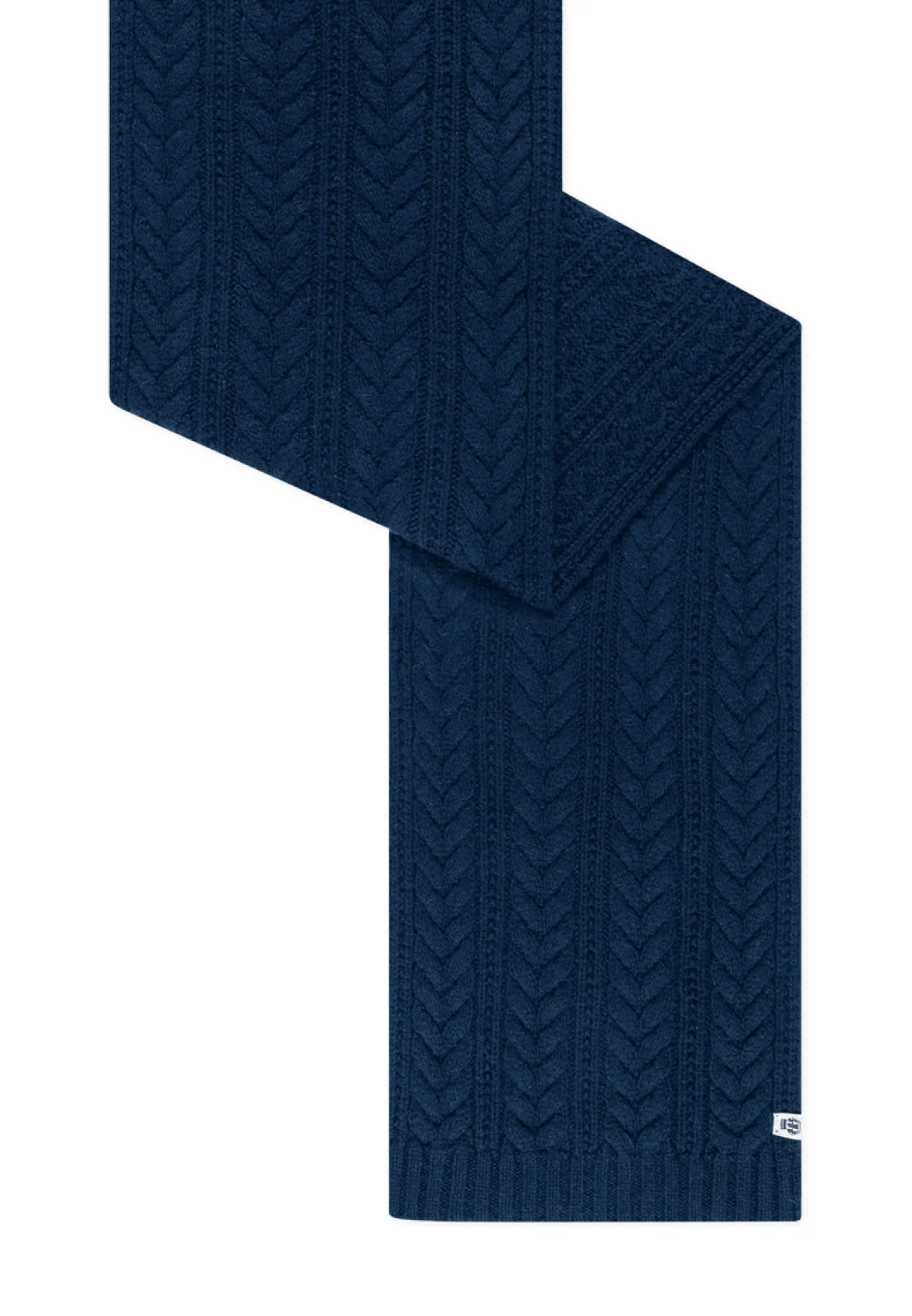 Cashmere Twist Schal 30x180 - navy (blau)