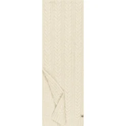 Cashmere Twist Schal 30x180 - woolwhite (weiss)