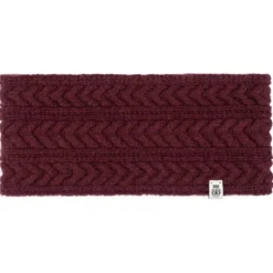 Cashmere Twist Stirnband - mulberry (rot)