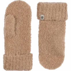 Classic Bouclé Fäustlinge - camel (beige)