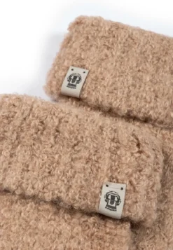 Classic Bouclé Fäustlinge - camel (beige)