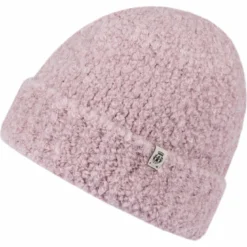 Classic Bouclé Umschlagmütze - blush (rosa)