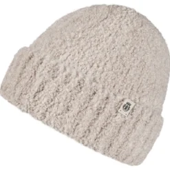 Classic Bouclé Umschlagmütze - cashmere (beige)