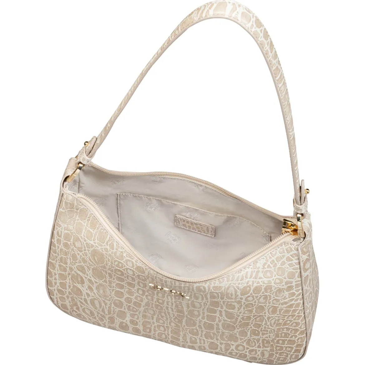 Cleo small Croco - light stone (grau)