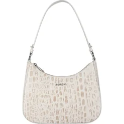 Cleo small Croco silver - desert (braun)