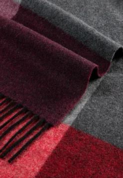 Coloured Squares Women 35x170 - multi bordeaux (rot)