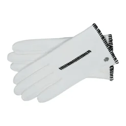 Delicate Stitches - white/black (weiss)