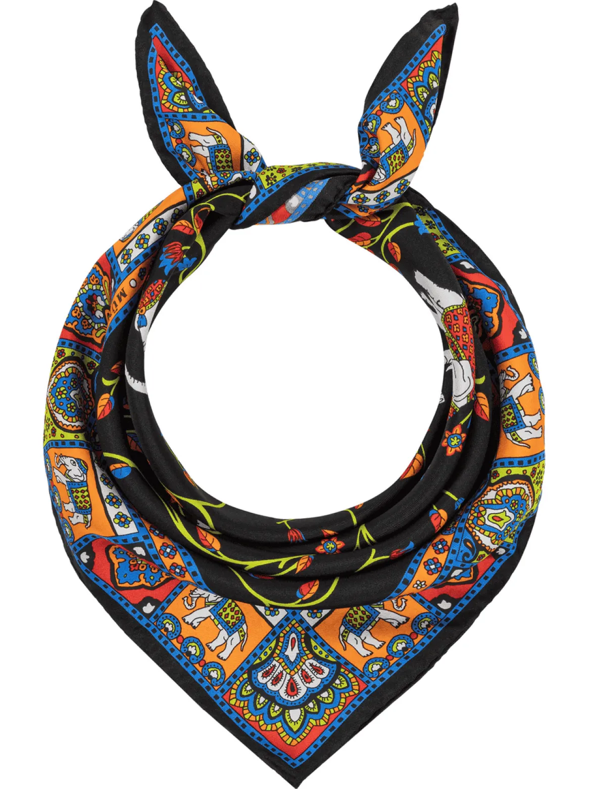 Elephant Garden 53x53 - multi black (schwarz)