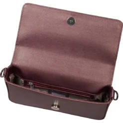 Emilia Shoulder bag metallic XS - wine (rot)