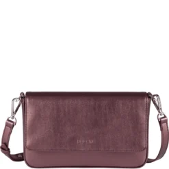 Emilia Shoulder bag metallic XS - wine (rot)