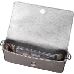 Emilia Shoulder bag metallic XS - platinum (grau)