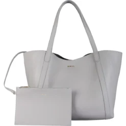 Florence Shopper Grained large - moonstone (grau)