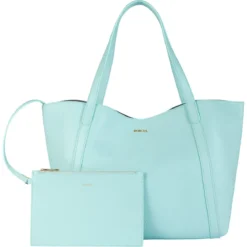 Florence Shopper Grained large - jade (grün)