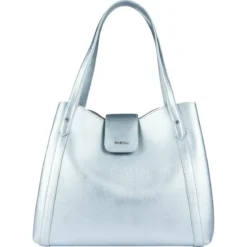 Florence Shopper metallic medium - silver (grau)
