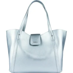 Florence Shopper metallic medium - silver (grau)