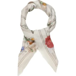 Glowing Bouquet 140x140 - multi creme (beige)