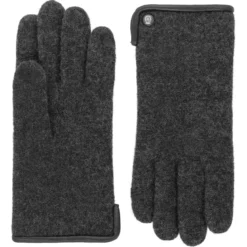 Klassischer Walkhandschuh Men - anthracite (grau)