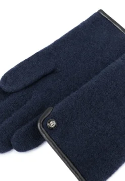 Klassischer Walkhandschuh Women - navy (blau)