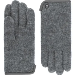 Klassischer Walkhandschuh Women - flanell (grau)