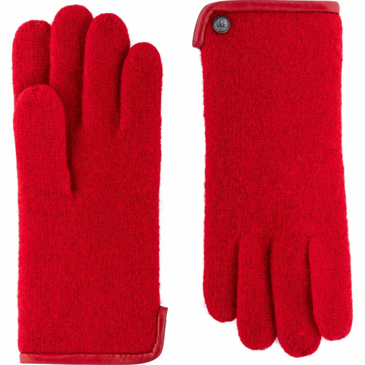 Klassischer Walkhandschuh Women - red (rot)