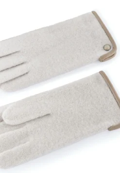 Klassischer Walkhandschuh Women - cashmere (beige)
