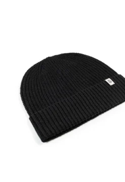 Klassische Strickmütze - black (schwarz)