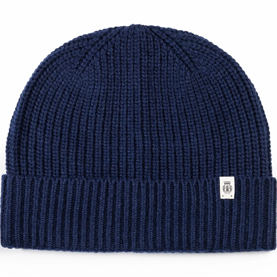 Klassische Strickmütze - navy (blau)