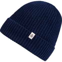 Klassische Strickmütze - navy (blau)