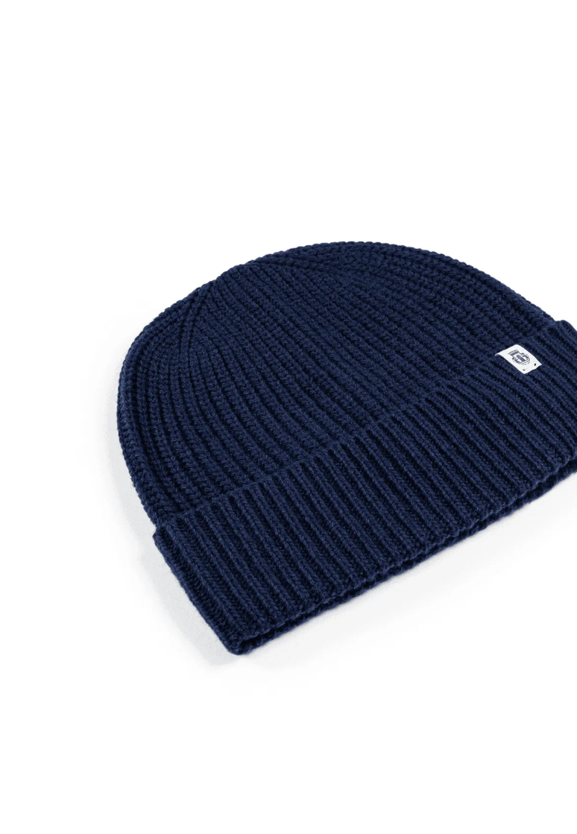 Klassische Strickmütze - navy (blau)